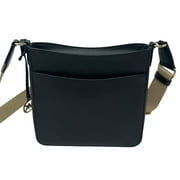 Michael Kors Women’s Leather Crossbody Messenger Bag, Black