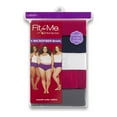 thumbnail image 5 of Fit for Me Women's Plus Microfiber Brief Underwear, 5 Pack, 5 of 8