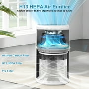 Airfire Air Purifier for Home, up to 1300 Sq.ft/2H Air Purifiers for Allergies and Asthma, H13 HEPA Air Filter
