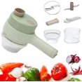 thumbnail image 1 of Cortador de verduras eléctrico, cortador de verduras y alimentos, cubo multifunción con batería, cortador de verduras y cebolla (hy), 1 of 5