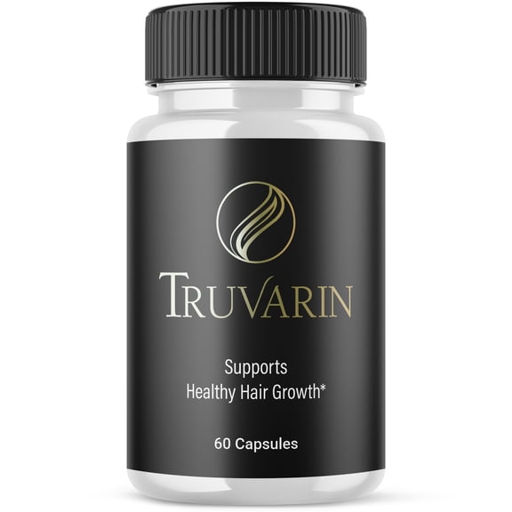 Truvarin Advanced Formula Healthy Hair Support Supplement 60 Capsules