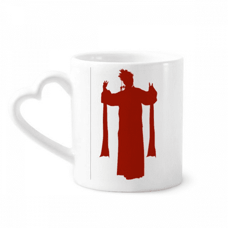 

China Beijing Peking Opera Outline Mug Coffee Cerac Drinkware Glass Heart Cup