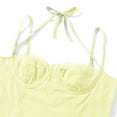 thumbnail image 5 of Lamuusaa Women Crop Vest Tops, See Through Lace Wrap Chest Party Casual Spring Summer Sling Tops, 5 of 7