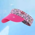 thumbnail image 2 of Ticikt Toddler Sun Visor Girls Age 3-12, Kids Beach Visor Summer Sun Protection Sport Cap,Color:Pink, 2 of 4