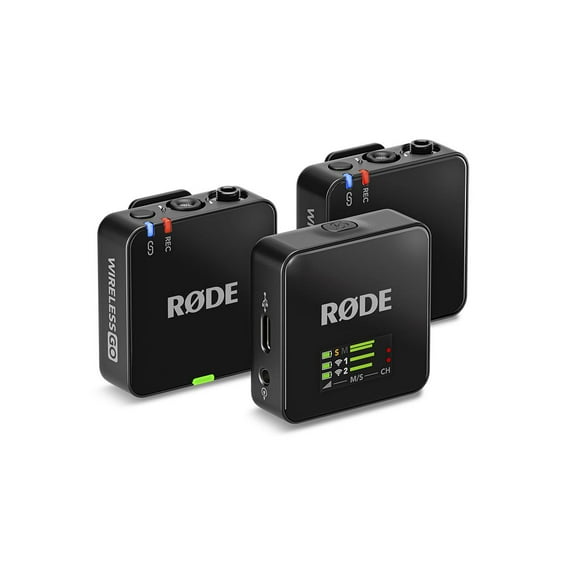 RODE Wireless GO (Gen 3) 2-Person Compact Digital Wireless Microphone System/Recorder (2.4 GHz, Black)