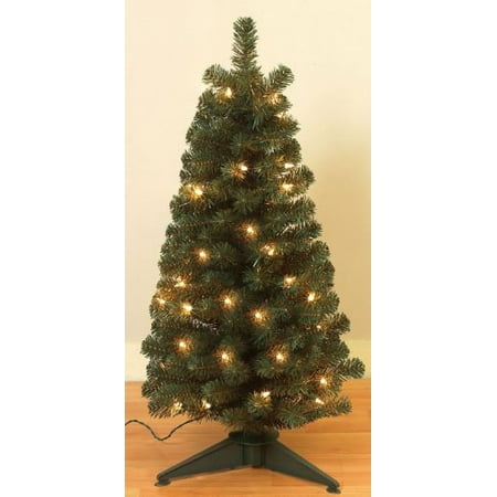 Pre Lit Artificial 24 Inch Balsam Pine Tree Tabletop Christmas Pre Lit Artificial 24 Inch Balsam Pine Tree Tabletop Christmas Decoration