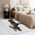 thumbnail image 3 of Palm Tree Area Rugs for Bedroom Living Room - 4x6 ft - Tree Carpet for Home Decor - Ocean Patterned Decorative Indoor Large Rug - Washable & Soft & Non Slip & Low Pile (ZD&387), 3 of 7