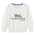 thumbnail image 4 of Fall And Winter Middle Big Girls Boys Heart Print Long Sleeve Top Sweater, 4 of 4