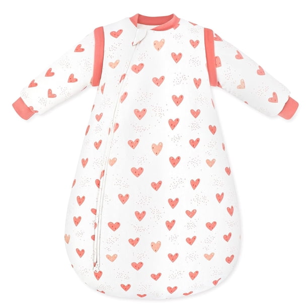 Yoofoss Saco de dormir para bebés de 0 a 6 meses Manta portátil para bebés 100% algodón Cremallera bidireccional TOG 0.5 Saco de dormir para niños pequeños Paquete de 3, cómodos sacos de dormir suaves