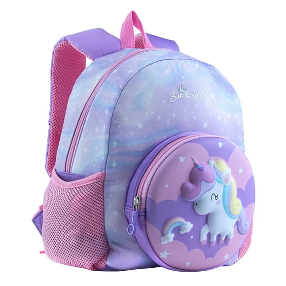 Mochila Escolar Kinder SQbags Unicornio 3D