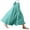 Matcha Green, variant on Nlife Women's Bohemian High Waist Flowy Double Layer Maxi Skirt