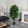 thumbnail image 2 of Nearly Natural 5' Fiddle Leaf Fig Artificial Tree, 2 of 3
