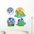 thumbnail image 1 of Various Cartoon Dinosaur Cut Wall Decal by Wallmonkeys Peel and Stick Graphic (18 in H x 18 in W) WM206821, 1 of 4