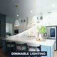 thumbnail image 6 of LUXRITE A23 LED Light Bulb, 33W, E26 Base, 4000LM, Dimmable, 5000K Bright White, 240, CRI 80 120V, Damp Rated UL Listed, 6 of 7