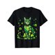 thumbnail image 1 of Cute Floral Cat Lover St. Patrick'S Day Women Girls T-Shirt, Suitable for All Men And Women Outdoor Short-Sleeved T-Shirts in All Seasons, Ready to Wear 100% Cotton, S-XXXL, 1 of 5