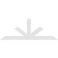 thumbnail image 4 of 96"W x 36"H x 2"D x 6"F, 9/12 Pitch, Saratoga Architectural Grade PVC Gable Bracket, 4 of 8
