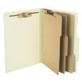 thumbnail image 2 of ACCO Pressboard 25-Pt Classification Folders, Letter, 8-Section, Leaf Green, 10/Box, 2 of 3