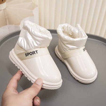 

Children‘s snow boots waterproof 2024 children‘s snow boots fleece-lined men‘s and women‘s children‘s shoes new children‘s cotton shoes thick