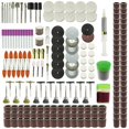 thumbnail image 1 of BRILLAR Accesorios universales para herramientas rotativas: paquete de 2, 217 piezas, 3,2 mm de diámetro, corte/pulido/desoxidación/esmerilado/grabado, 1 of 5