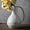 Big Handle - White, variant on 7 Inch White Ceramic Vase with 2 Handles, Farmhouse Theme