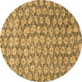 thumbnail image 1 of Ahgly Company Indoor Round Persian Brown Traditional Area Rugs, 4' Round, 1 of 4