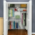 thumbnail image 4 of Closetmaid 7880800 Shelftrack 4 To 6 Foot Wide 4 Shelf Steel Wire Vinyl Coated Closet, 4 of 5