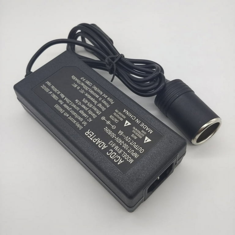 240 volt 12 volt cigarette lighter power supply Ac 240v to DC 12V 6A 72W Car Cigarette Lighter Power Converter Adapter Inverter