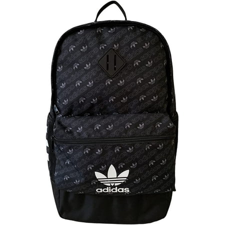 Adidas Original Base Backpack, Forum Monogram Black/White, One Size 14x20x7