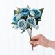 thumbnail image 4 of Plantas Artificiales para Exterior, Flores de Imitación de Peonía, Decoración Realista de Peonía Falsa, Ramo de Boda, Arreglo Floral para El Hogar y El Hotel, Flores Artificiales para Exterior., 4 of 6