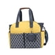 thumbnail image 2 of Bolso cambiador para bebé con bolsa para biberón Bolso cambiador multifuncional para pañales de bebé Azul amarillo, 2 of 9