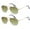 2 Pairs of Gold, variant on 2 Pairs of Men Oversized Bifocal Sunglasses Reading Glasses 3.50 Anti-Blue Light Fishing Readers + 3.50 Strength