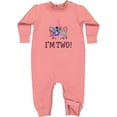 thumbnail image 2 of Inktastic 2nd Birthday Unicorn 2 Year Old Girl Baby Fleece Romper, 2 of 4