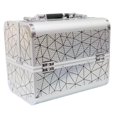 thumbnail image 3 of Milaget Makeup Train Case Beauty Cosmetic Box for Traveling Beauty Tool Makeup Tools A, 3 of 9