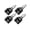 Black-4 pcs, variant on 1/4PCS TPMS Tire pressure sensor A0009053907 433MHz For Mercedes-Benz C190 W205 C205 N293 X253 C253 C217 R172