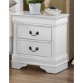 thumbnail image 1 of Topline Home Furnishing Louis Philippe White Night Stand, 1 of 2