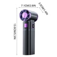 thumbnail image 3 of weibbin Violent Turbine Handheld Small Fan 130000 RPM High-Speed USB Charging Long Battery Outdoor Portable, 3 of 5
