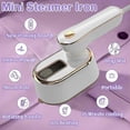 thumbnail image 3 of Travel Steamer Iron Portable Folding Handheld Garment Fabric Steamer For Traveling, 3 of 4