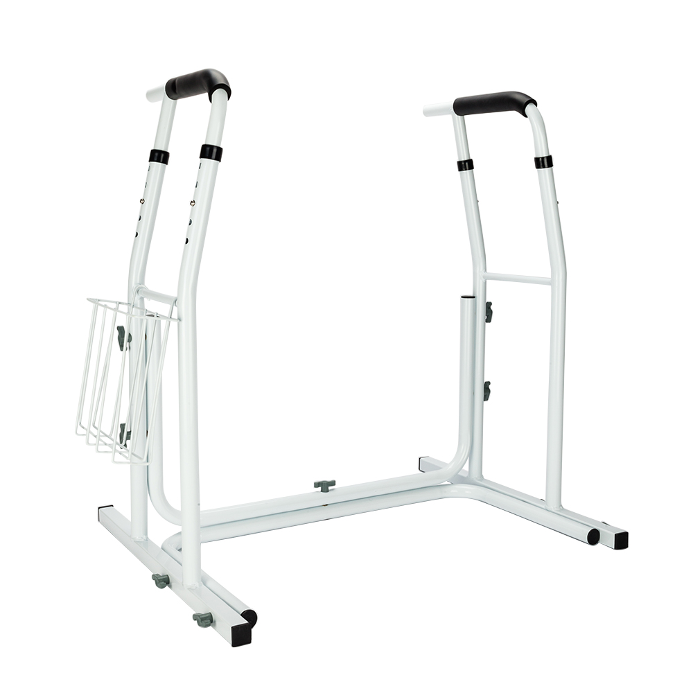 Kshioe Toilet Grab Rail Stand w/ Grab Bars & Railings