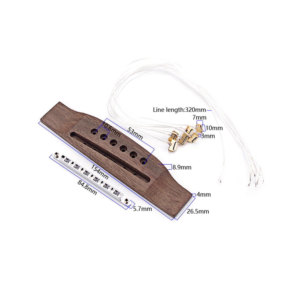 1 x Acoustic Guitar Pickup-Wood color