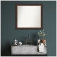 thumbnail image 3 of Amanti Art Custom Wall and Bathroom Mirror (32.5 x 34.5 in.), Lara Bronze Frame, 3 of 7