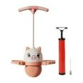 thumbnail image 4 of Tabla de equilibrio con pelota de salto Pogo, divertido juguete de salto alto para juegos, entrenamiento en interiores Rosa, 4 of 8