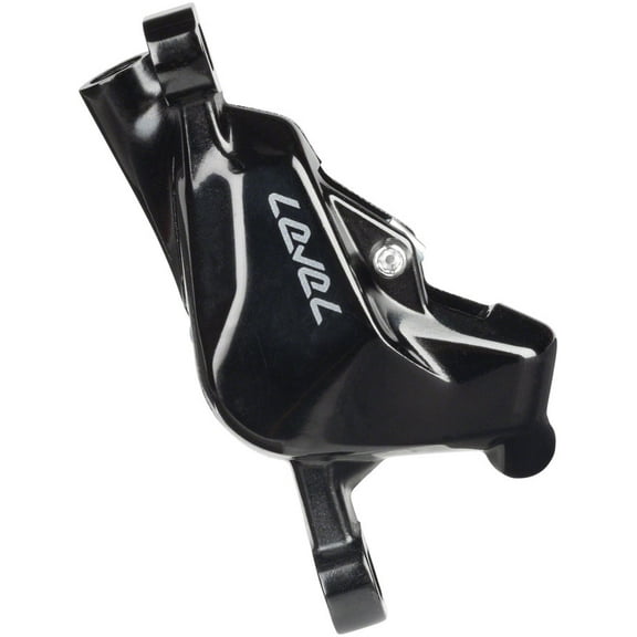 SRAM Level Silver Stealth Disc Brake Caliper Assembly - Front/Rear, Post Mount, 2-Piston, Black, C1