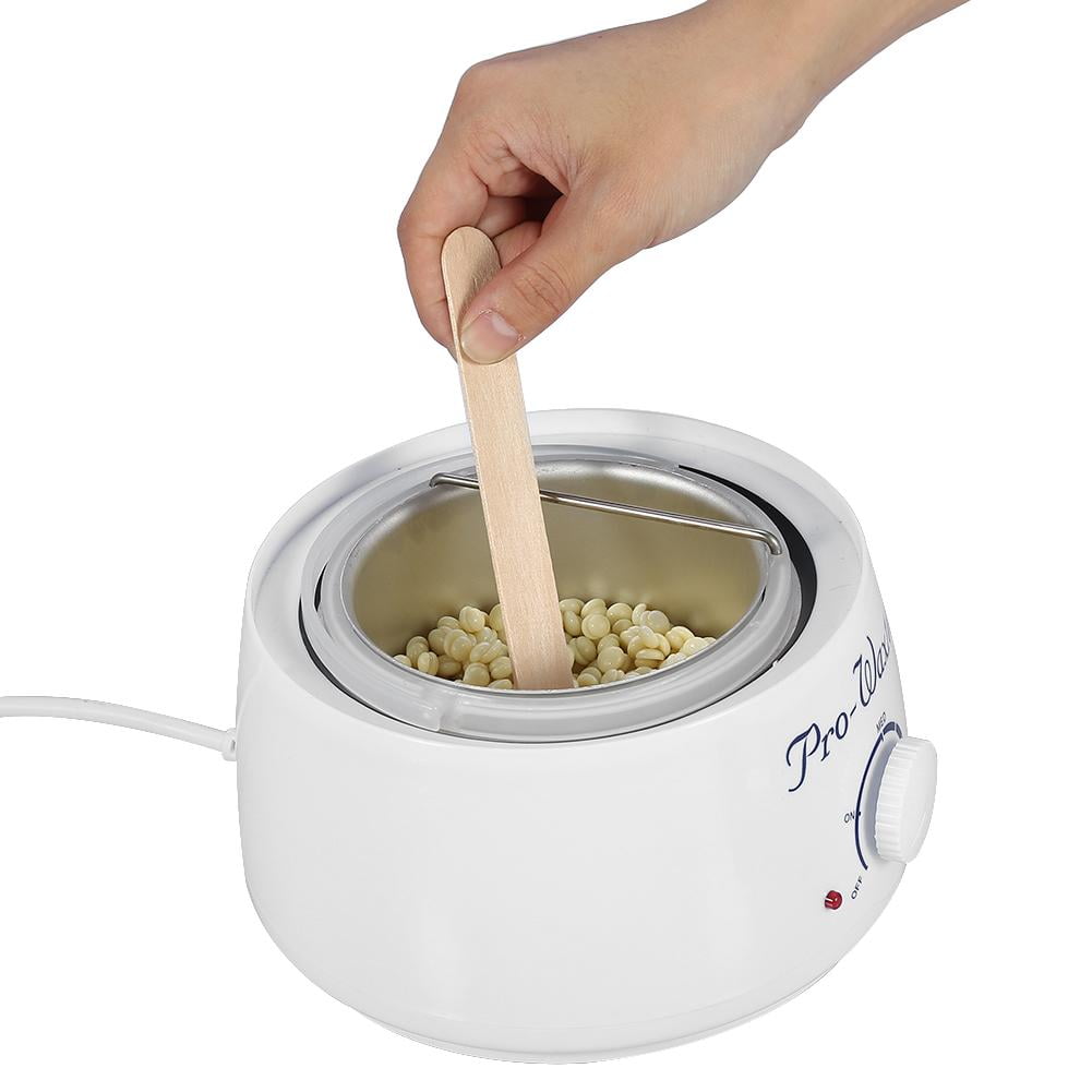 WALFRONT Wax Kit Paraffin Warmer Heater Spa Hair Removal Pot w/ 300g