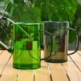 thumbnail image 6 of TAROFISH  Watering Can Stainless Steel Long Mouth Watering Kettle Transparent Home Gardening Flower Watering Pot Large Capacity Green Potted Watering Pot,Green, 6 of 7