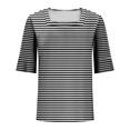 thumbnail image 4 of Blusas de Manga Corta para las Mujeres, Moda Verano Impreso, Blusas de Cuello Redondo, Chaqueta de Manga Corta para las Mujeres, 4 of 8