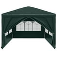 thumbnail image 4 of vidaXL 10'x20' Green Waterproof Party Tent with Side Panels Polyethylene Steel Frame, 4 of 10