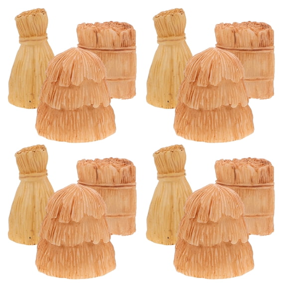 12 Pcs Straw Landscape Hay Bundles for Decoration Hay Decorations for Party