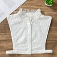 thumbnail image 3 of CAILDANL Fake Collar Detachable Dickey Collar Blouse Half Shirts Lace False Collars for Women Girls, 3 of 6