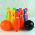 thumbnail image 1 of RUNROTOO 1 Set of Indoor Bowling Set with Cylindrical Pins for Educational Intelligence Development, 1 of 7