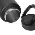 thumbnail image 6 of Swiss Tech 64oz Krug Stainless Steel Water Bottle Jug with Chug Cap and Silicone Boot, Black, 6 of 9